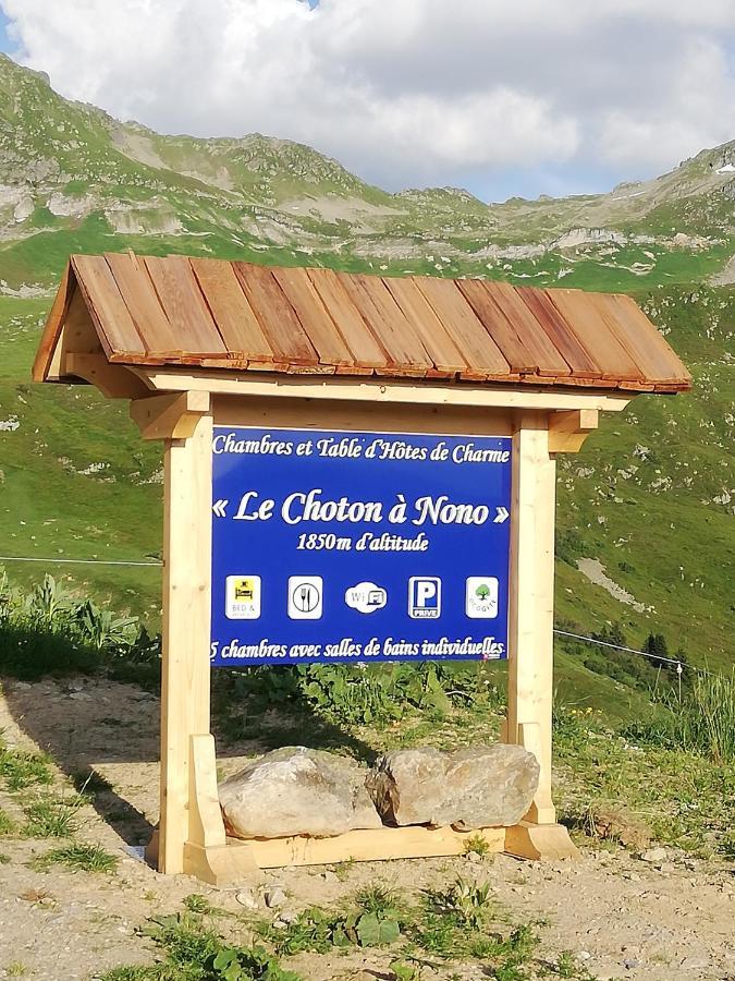Chambres Et Tables D'Hotes Le Choton A Nono - Col Du Joly Beaufortain Отлюс Екстер'єр фото